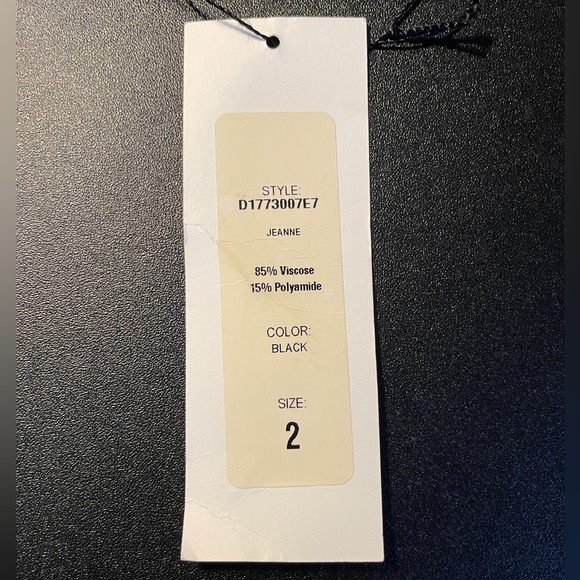 Jeanne Wrap Dress in Black, size 2 - Picture 13 of 16